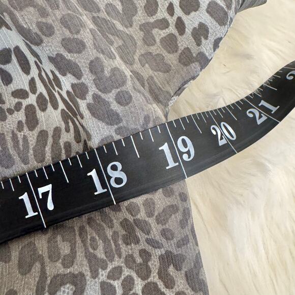 Walter by Walter Baker Animal Print Short Sleeve Pleated Mini Dress XS - Picture 11 of 12